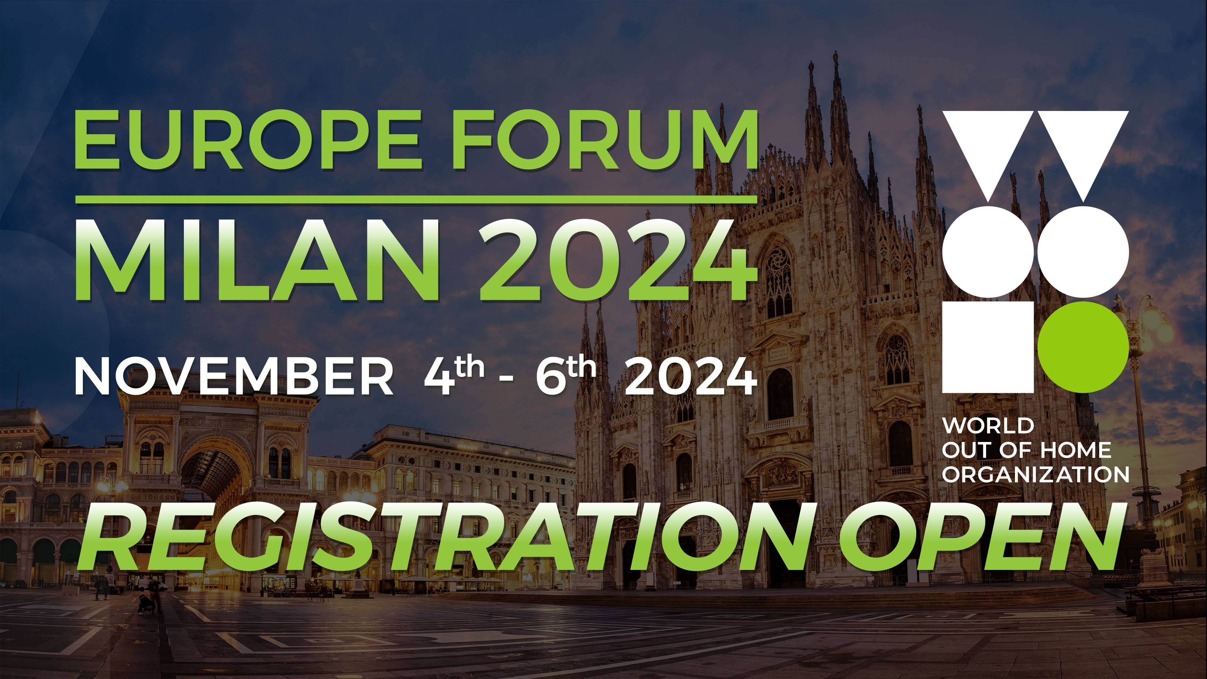Register now for the WOO Europe Regional Forum in Milan